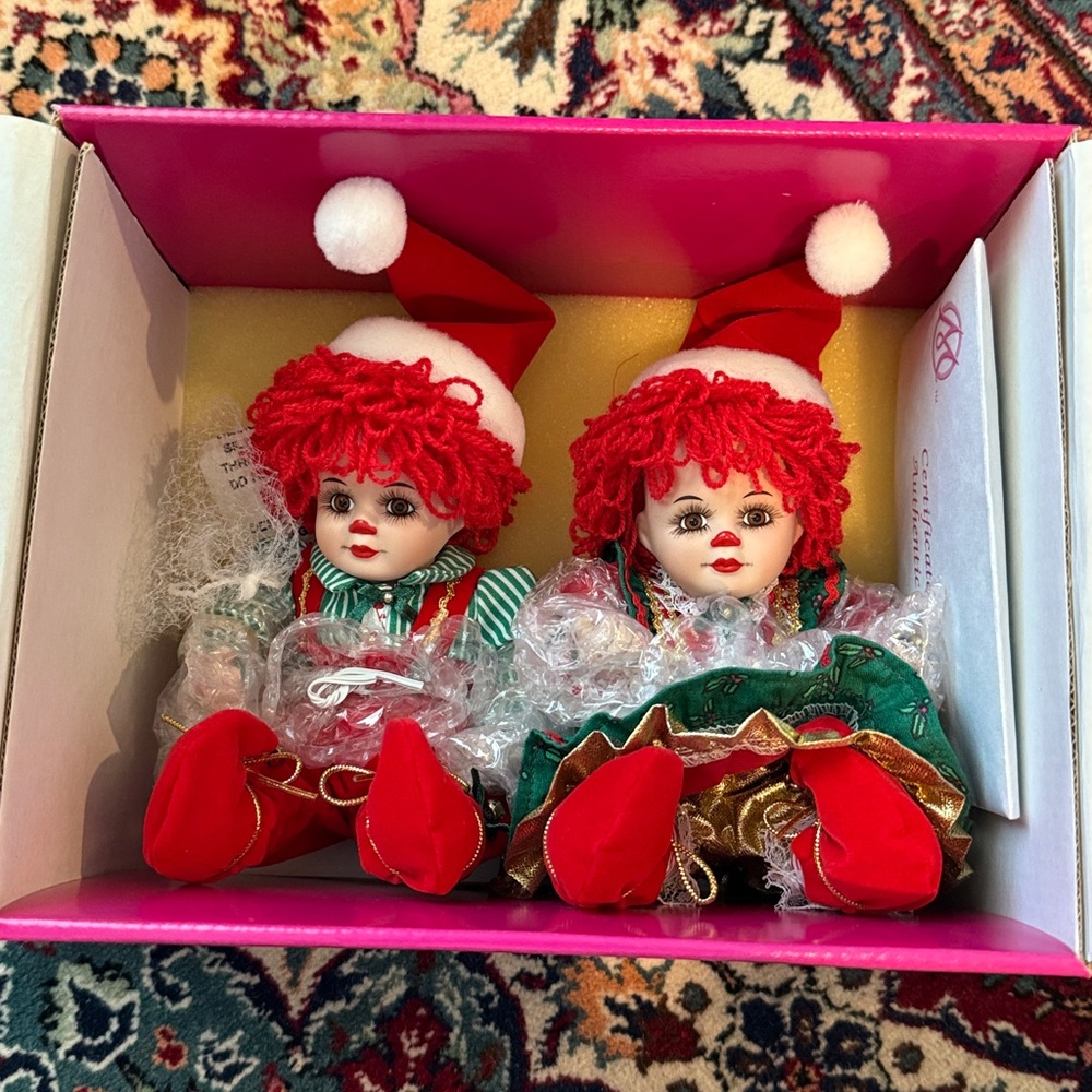Marie Osmond Christmas Tiny Tots Porcelain NIB